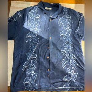 Tommy Bahama Navy Floral Button Down Shirt